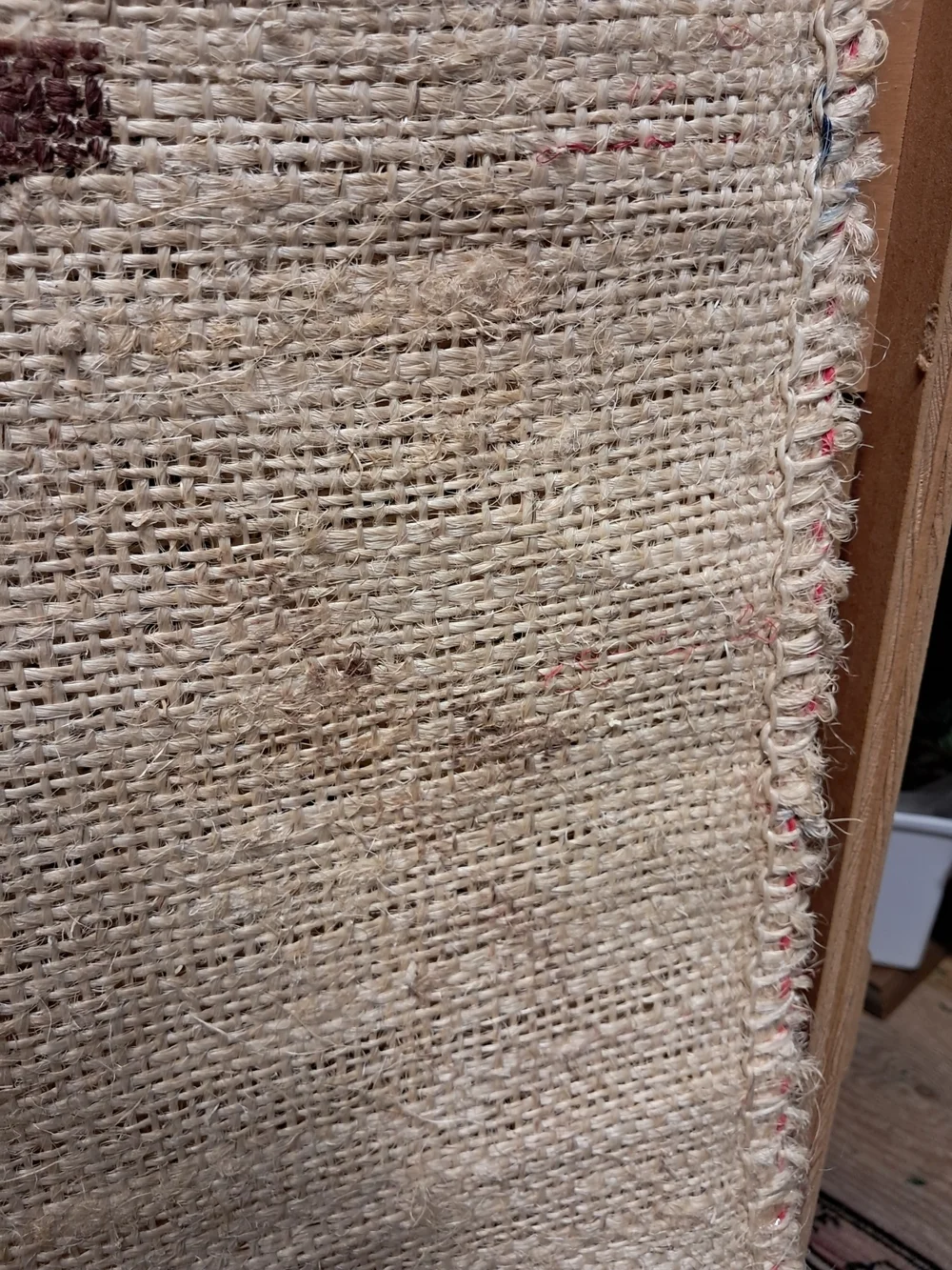 Large Colombian Burlap Coffee Sack 40x28 Expocafe 70kg Jute Bag Craft Decor